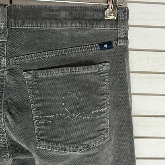 Lucky Brand Pants Size 8 Corduroy Gray Sofia Skinny Stretch 8/29 - Picture 8 of 11